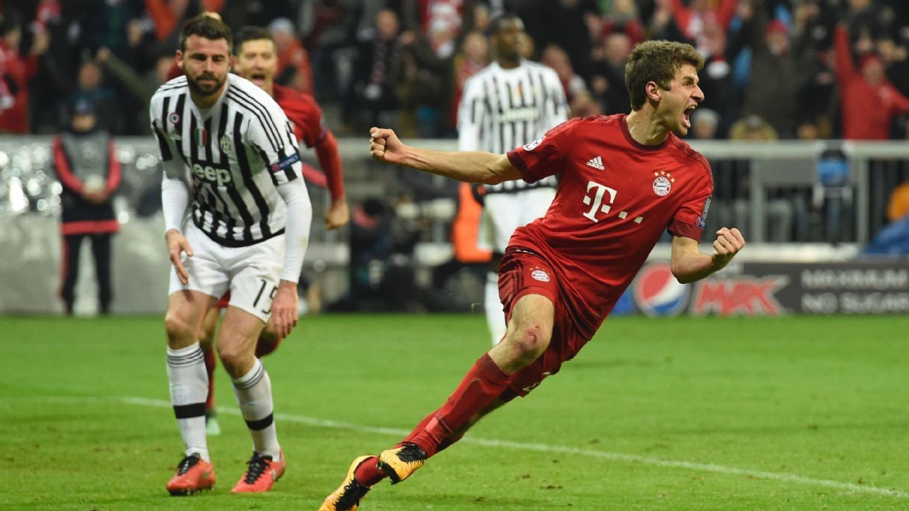 法国鏖战尤文，穆勒关键制胜